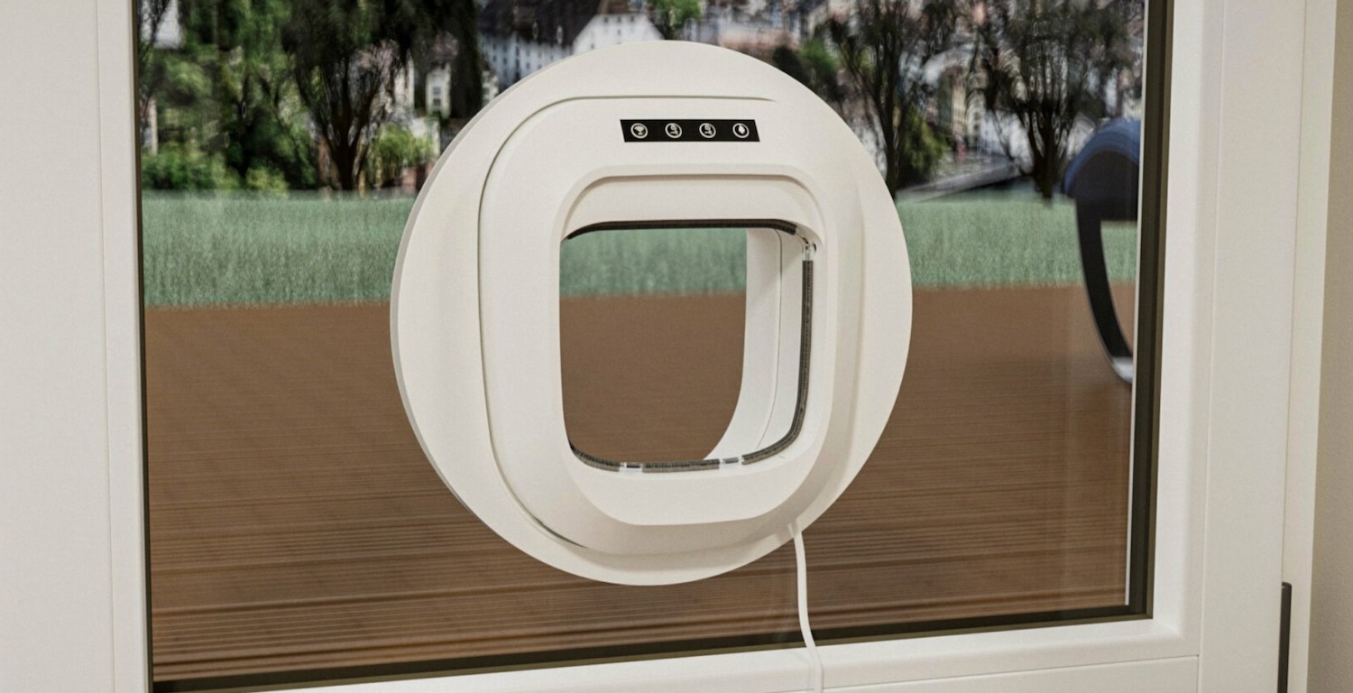 Flappie is a smart cat flap that can stop them bringing home dead mice