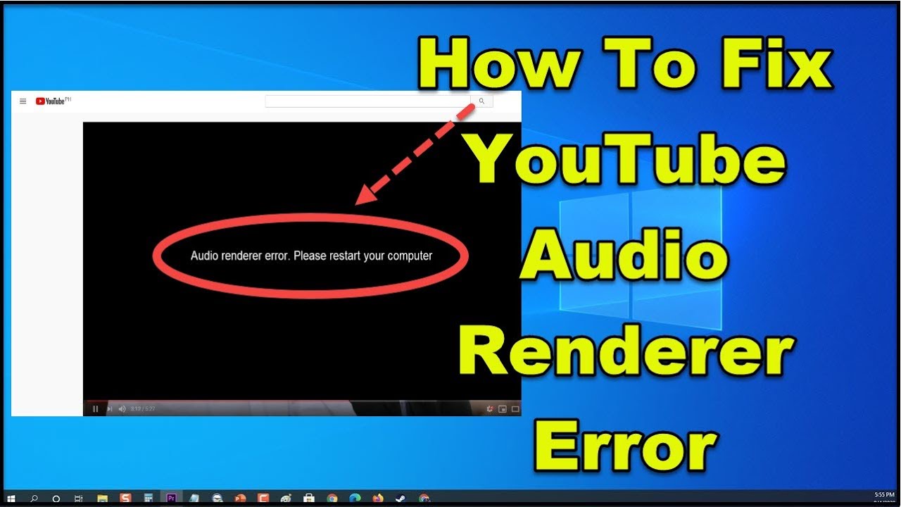 How to Resolve Audio Renderer Error YouTube Techicy