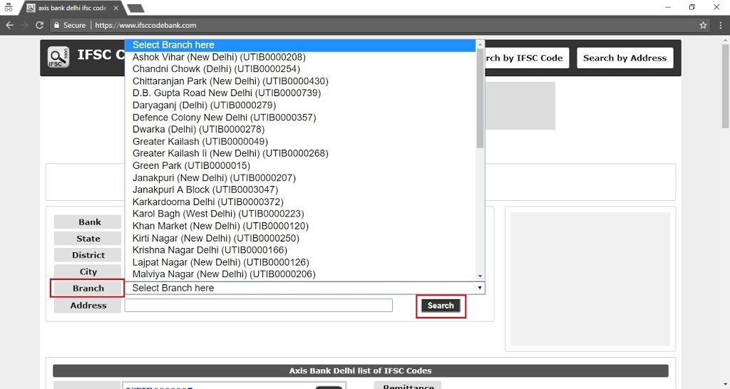 Find IFSC code Techie Archive blog