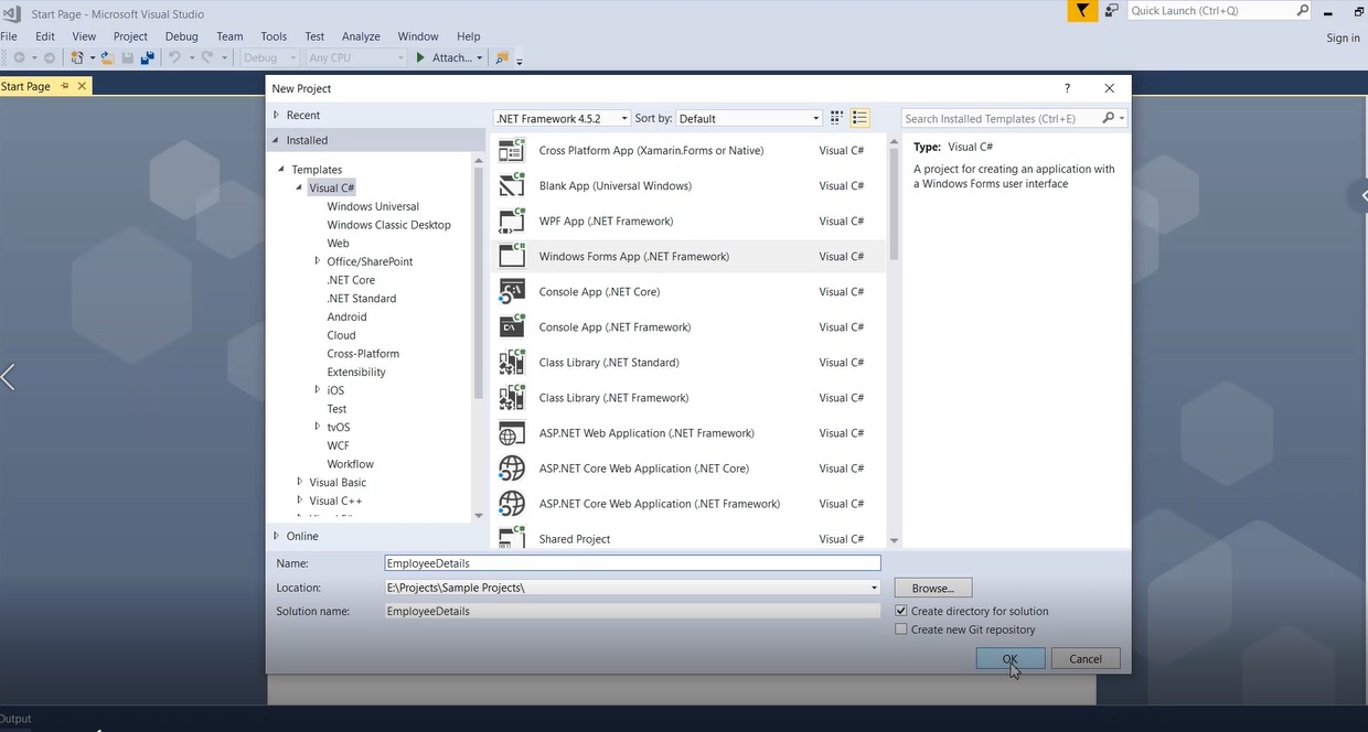Create a Simple CRUD Windows Application In C