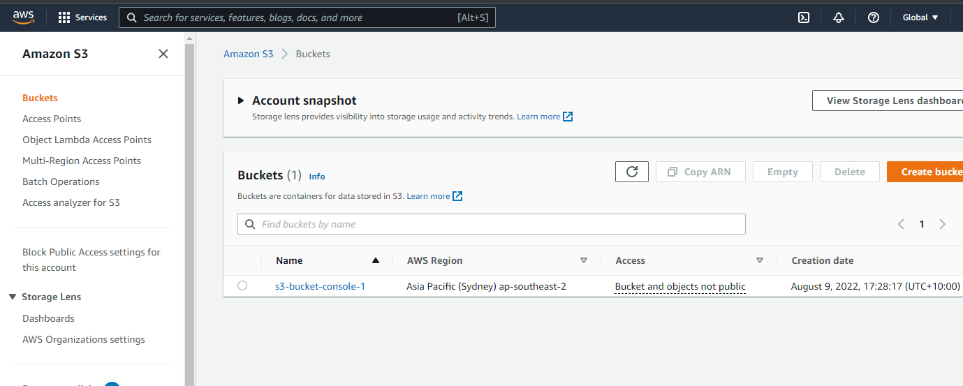 Create an AWS S3 Bucket, Upload, Download and Delete File Using AWS Console