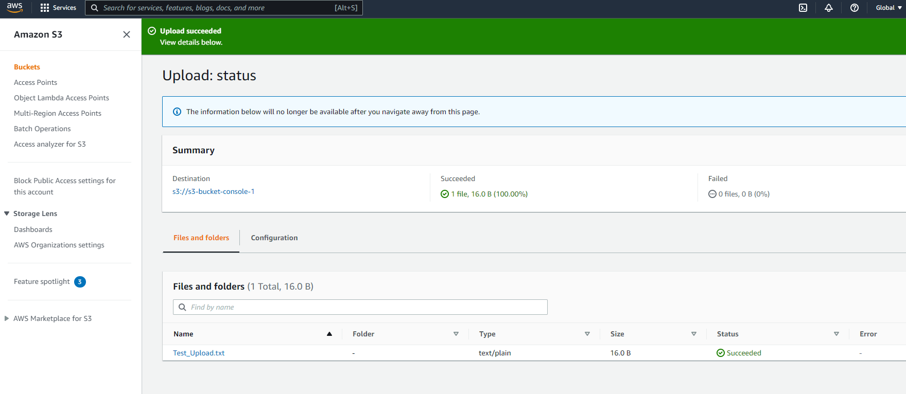 Create an AWS S3 Bucket, Upload, Download and Delete File Using AWS Console