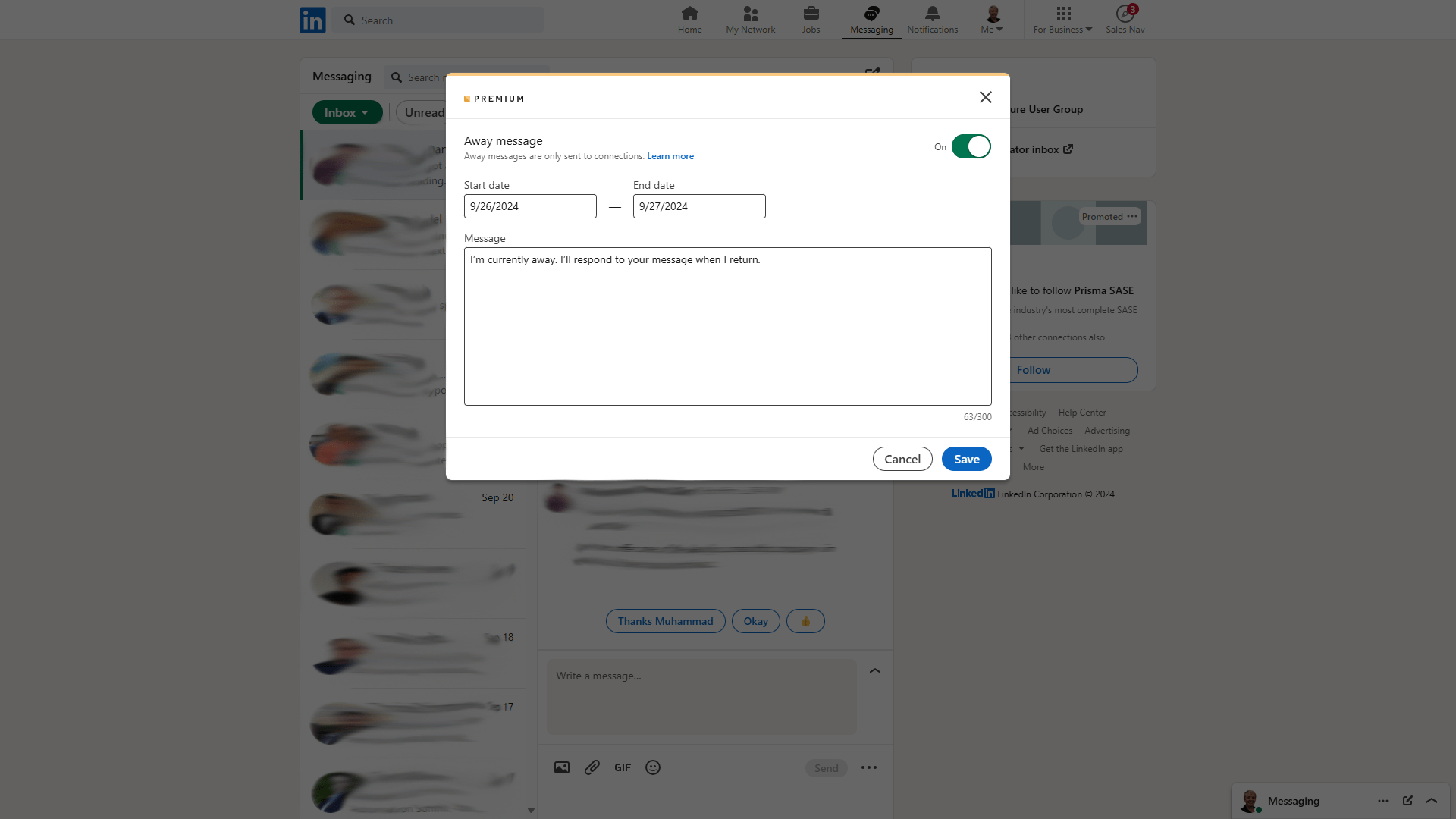 How to Set an Away Message on LinkedIn A StepbyStep Guide