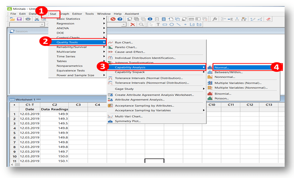 Minitab Process Capability free Tutorial Minitab Capability Analysis