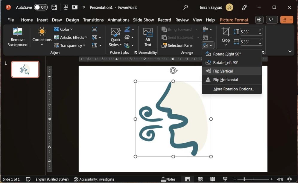3 Ways To Flip Image In PowerPoint Techies Diary
