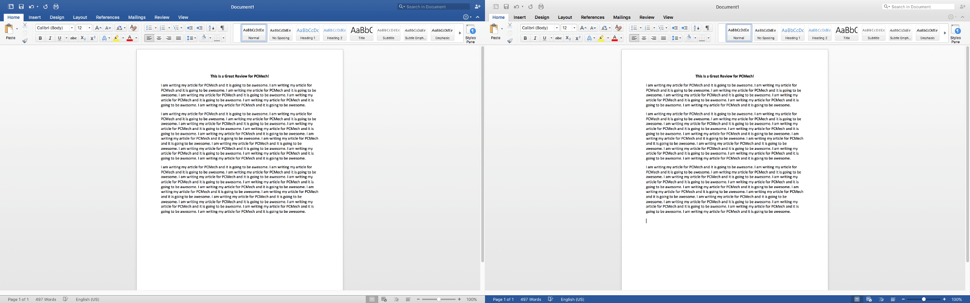Microsoft Word 2016 For Mac Review Microsoft Word 2016 For Mac Review