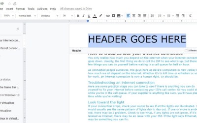 How To Remove The Footer In A Google Docs