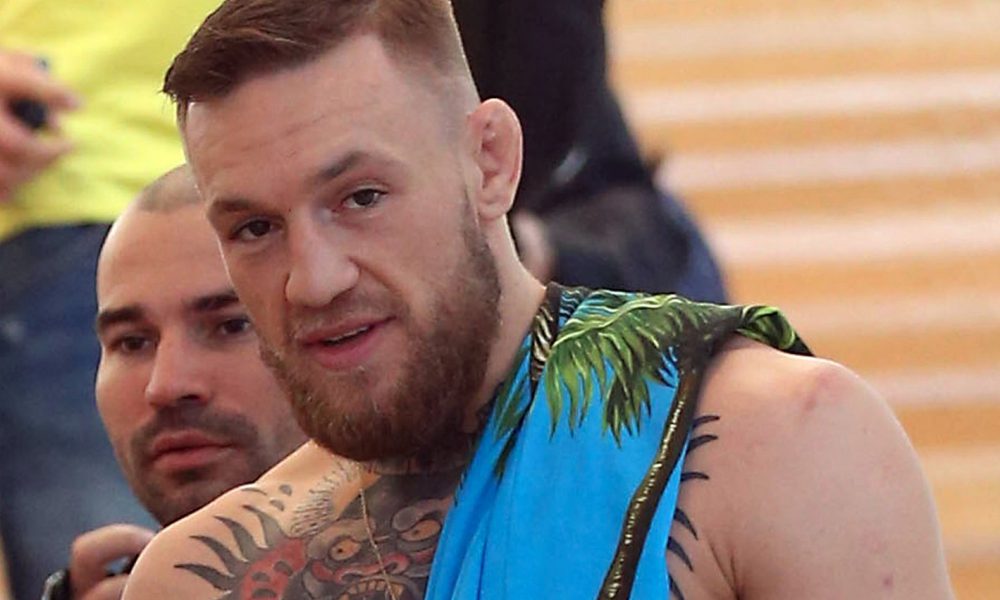 Conor McGregor's team built a boxing ring on the fly in an abandoned
