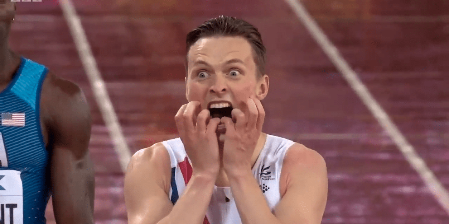 Norwegian runner had a priceless reaction after realizing he won gold