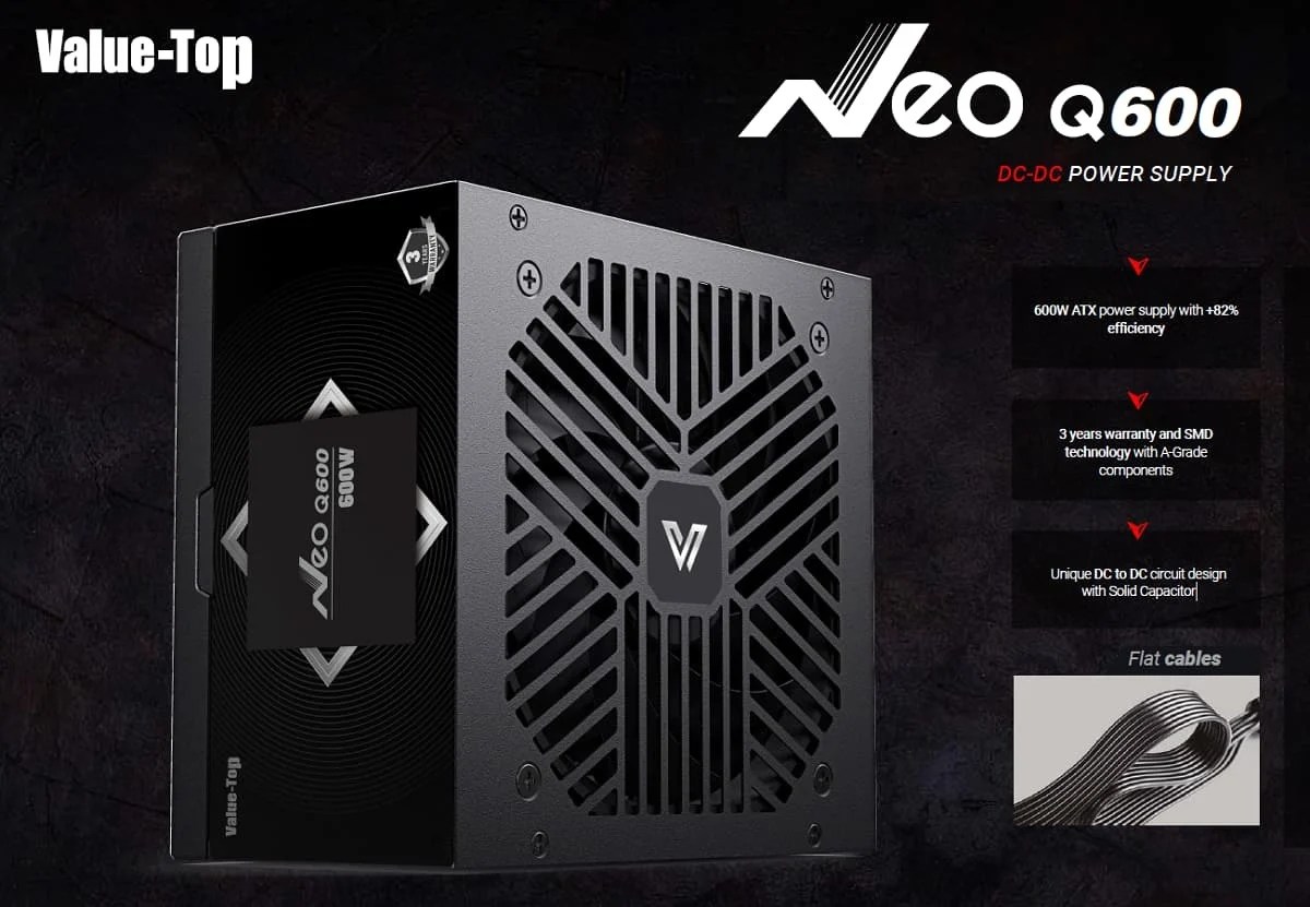 ValueTop Neo Q600 Power Supply Price In BD TechLand BD