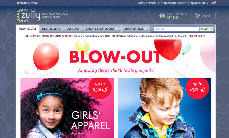 Top 10 Sites like Zulily