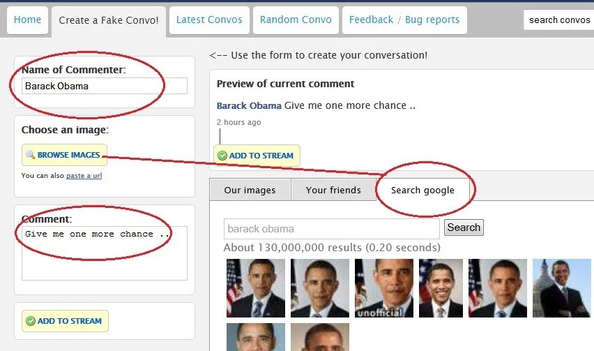 How to make a Facebook Fake conversations and Super Hero status updates