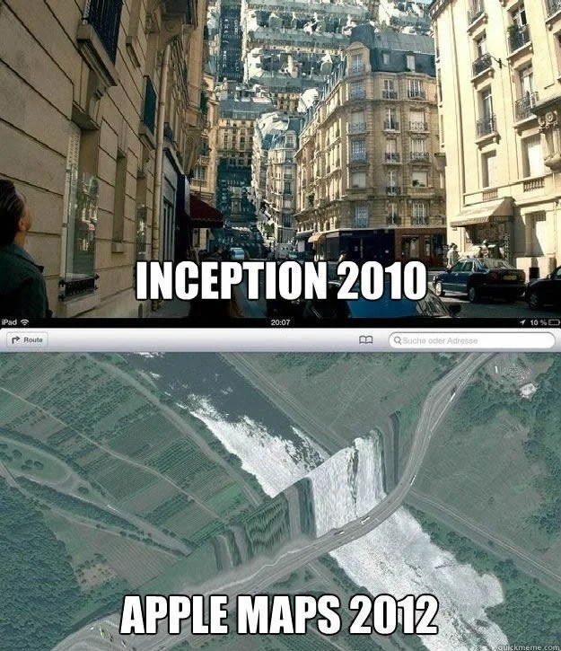 Apple Maps The biggest mistake Funny memes and trolls