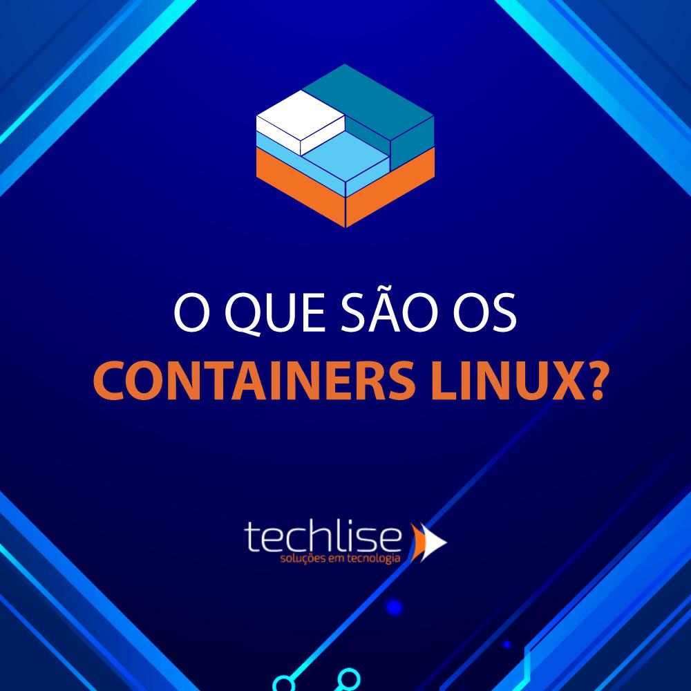 O QUE SÃO OS CONTAINERS LINUX? Blog Techlise