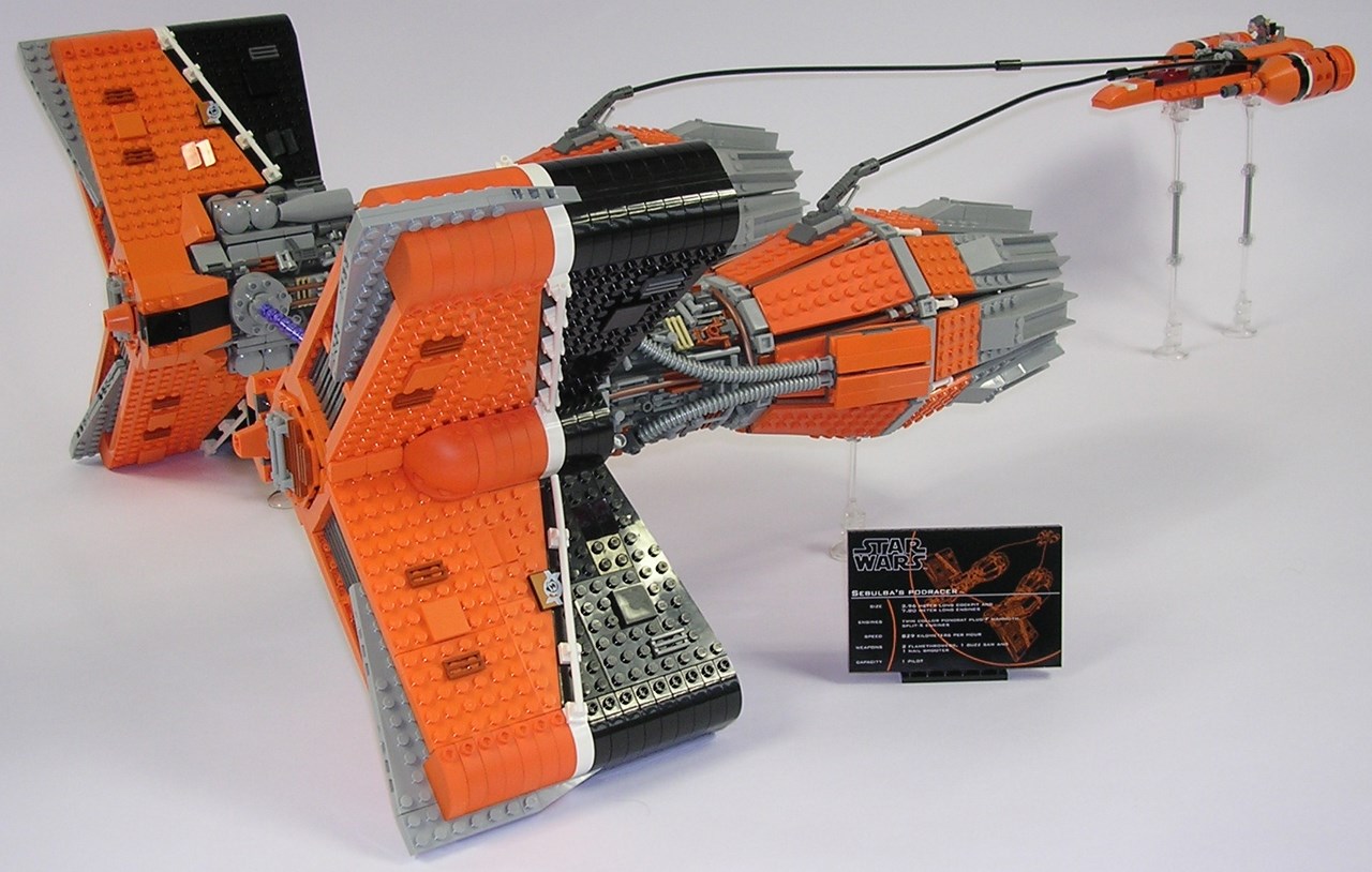 TechLug.fr Review Lego Star Wars ST09 Sebulba's Podracer