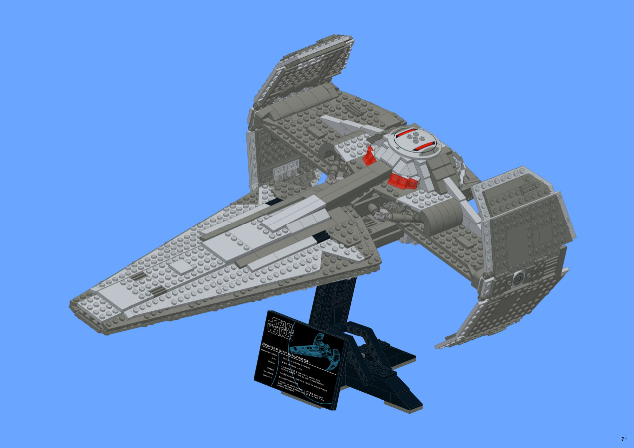 [MOC] UCS Sith Infiltrator Page 2 LEGO Star Wars Eurobricks Forums