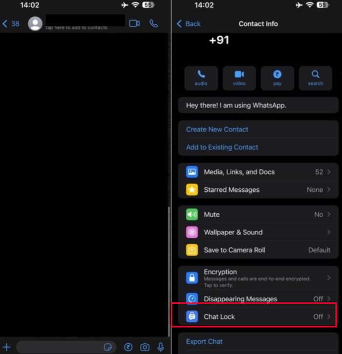 How to Use Whatsapp Chat Lock Feature to Lock Your Chats?