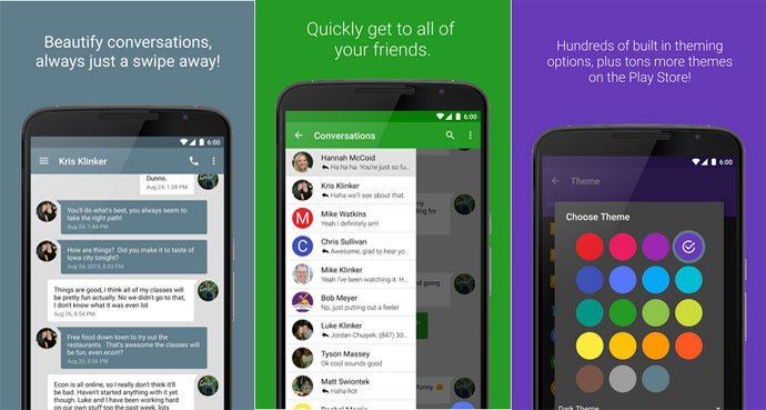 The 10 Best Texting App for Android Phones and Tablet Lovers 2017