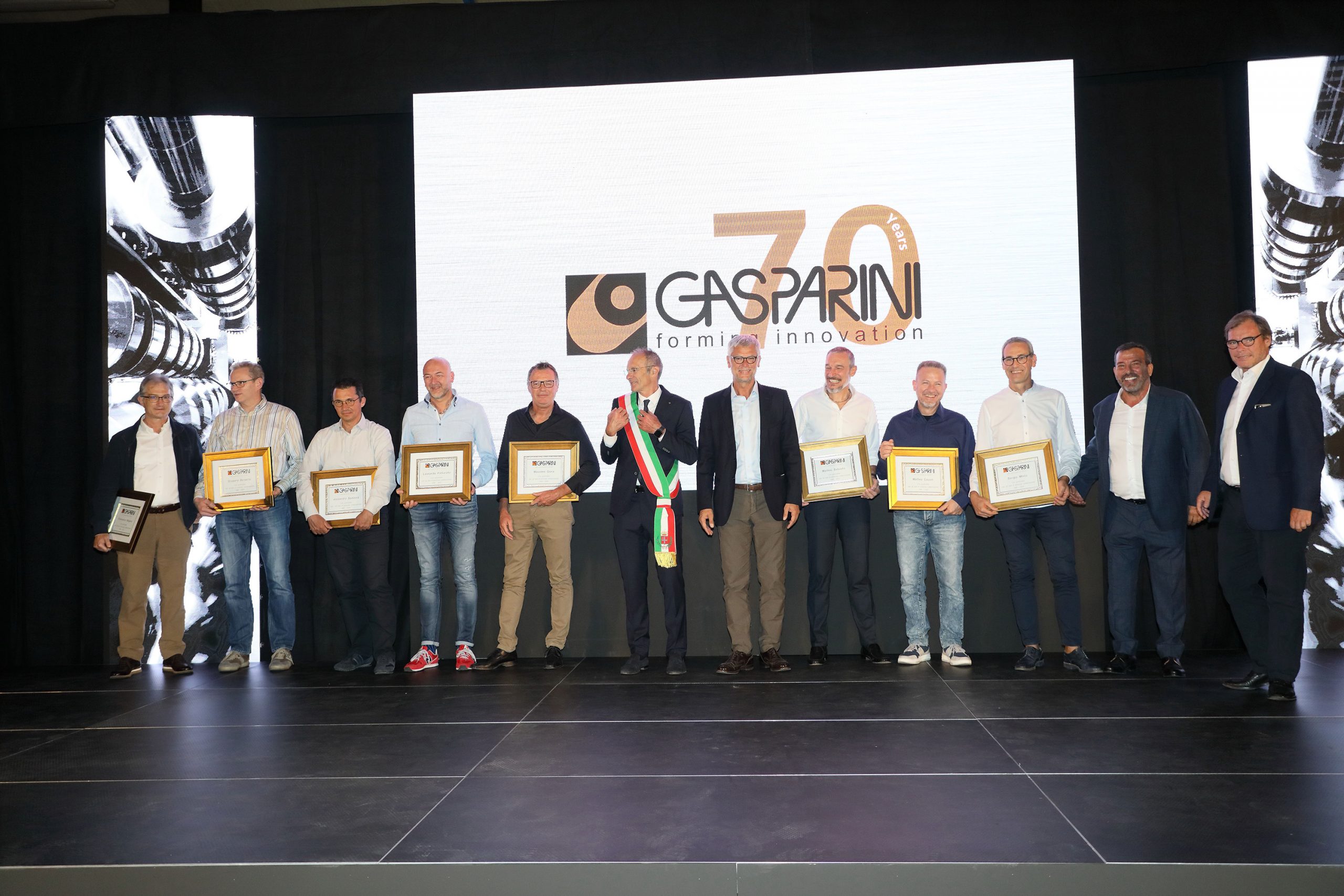Gasparini festeggia a Mirano i 70 anni di attività