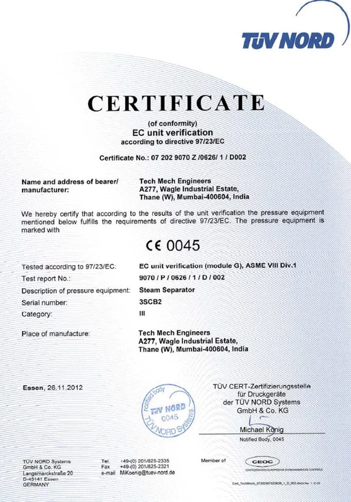Our certifications Additional proof of our extensive expertise Tech