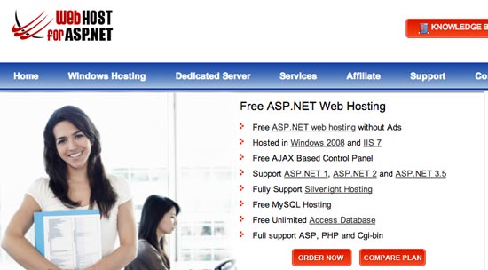 Free Windows Web Hosting