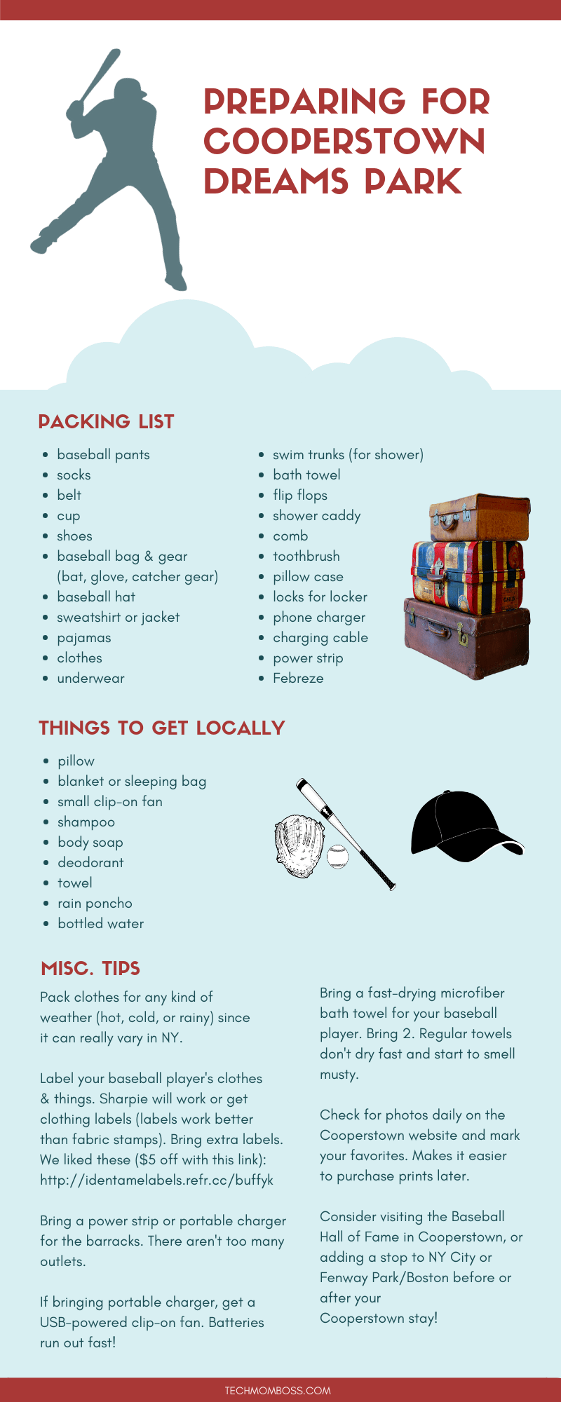 Tech Mom Boss Planning Tips for Cooperstown Dreams Park Tech Mom Boss