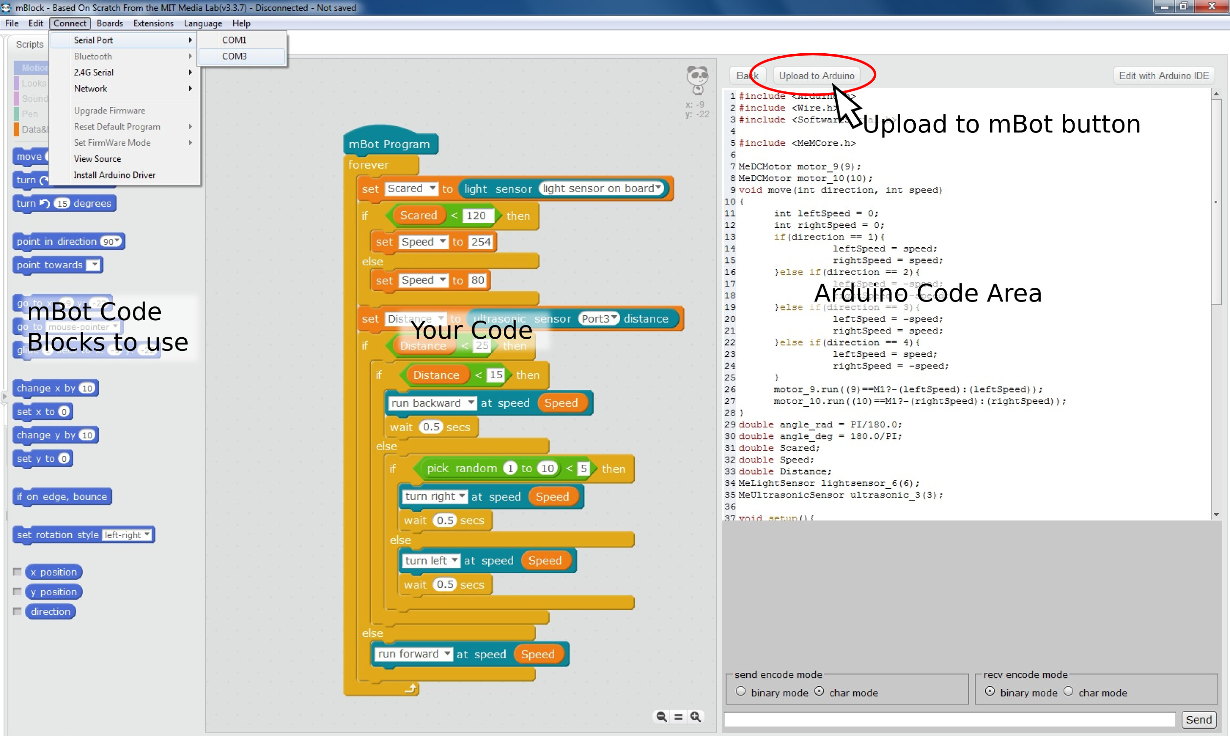 Robotics 1a Introduction to the mBot TechMonkeyBusiness