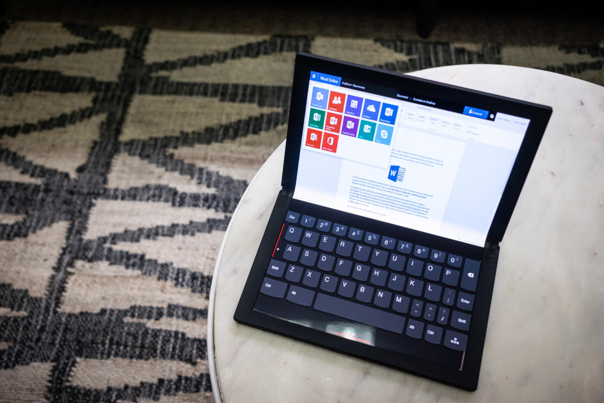 The World's First Foldable Laptop Lenovo's ThinkPad X1