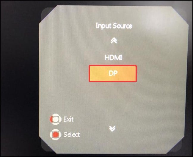[Solved] DisplayPort No Signal Issue