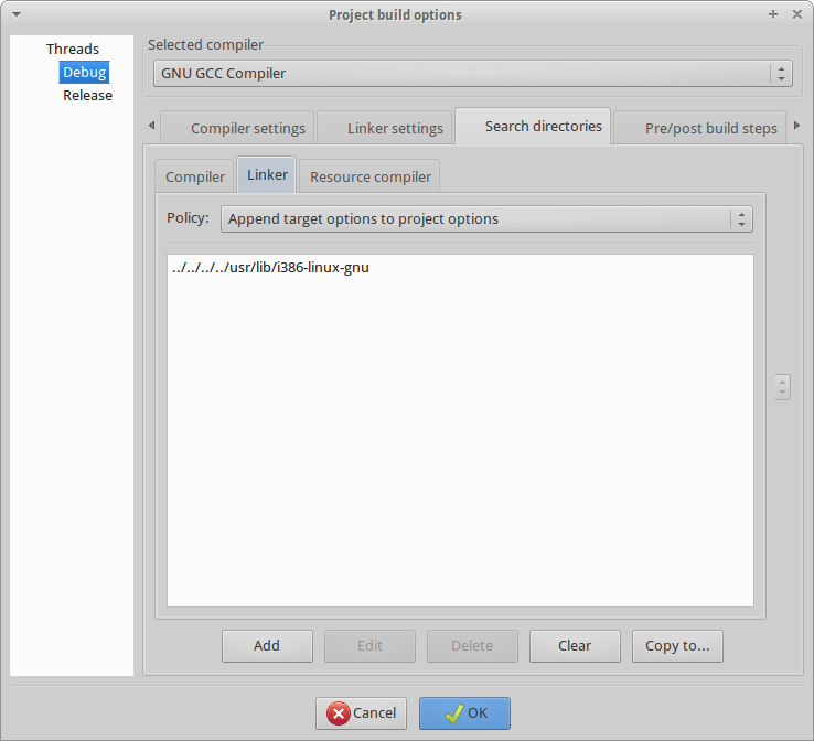 Как подключить boost к codeblocks