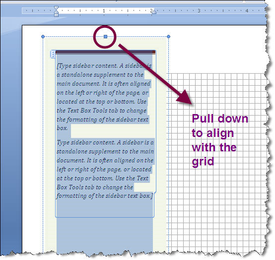 How to Add a Stylish SIDEBAR Text Box to a MS Word 2007 or Word 2010
