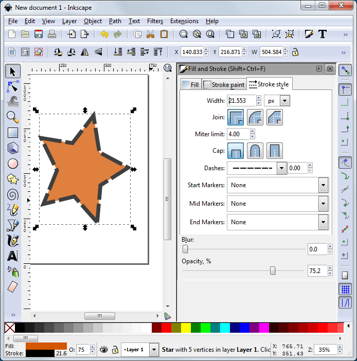 How to Edit Vector Drawing Objects in Inkscape Technical