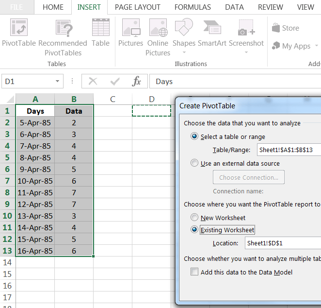 How to Aggregate Daily Excel Data into Weekly, Monthly etc. Data