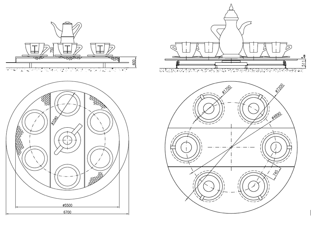 TEA CUPS CAULDRON Technical Park Amusement Rides and amusement
