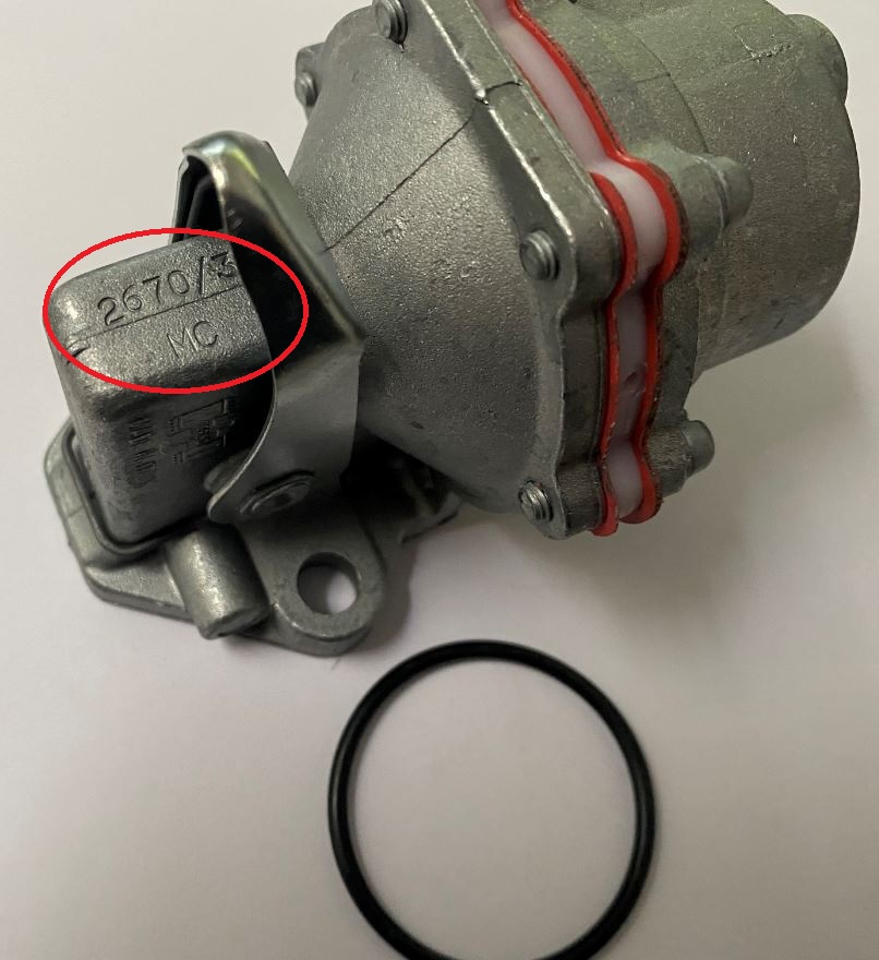 Fuel pump lombardini ed0065851510s bcd 2670/3 ex. 6585097