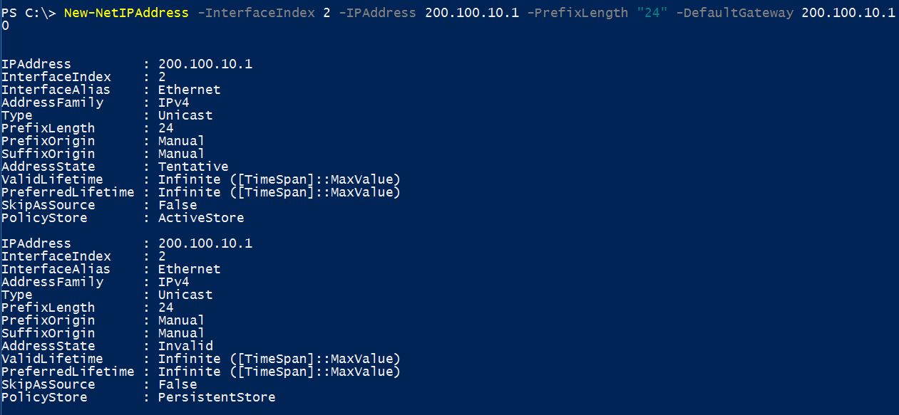 How to Configure IP Address Using PowerShell? Technig