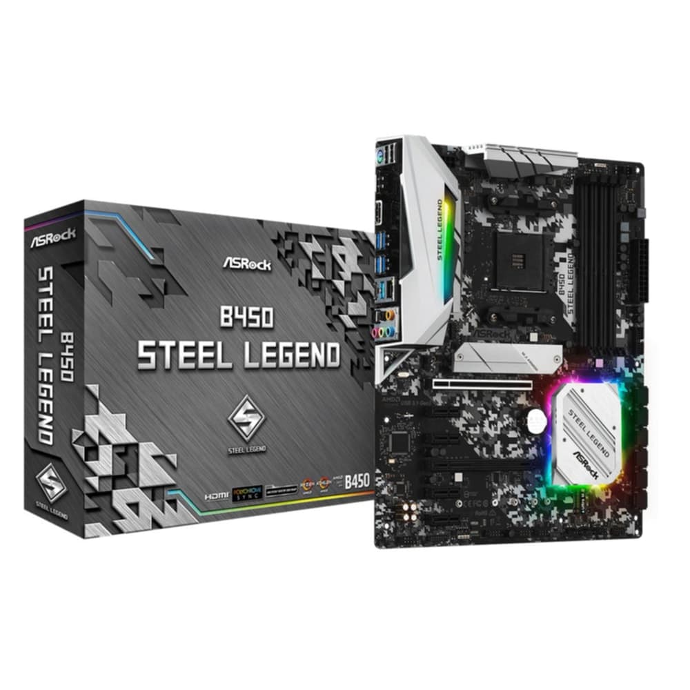 ASRock B450 STEEL LEGEND (AM4) Mainboard kaufen bei Technik.de