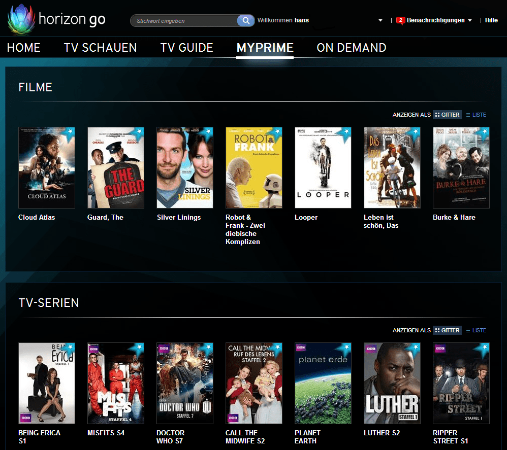 UPC MyPrime Angebot kommt Netflix zuvor