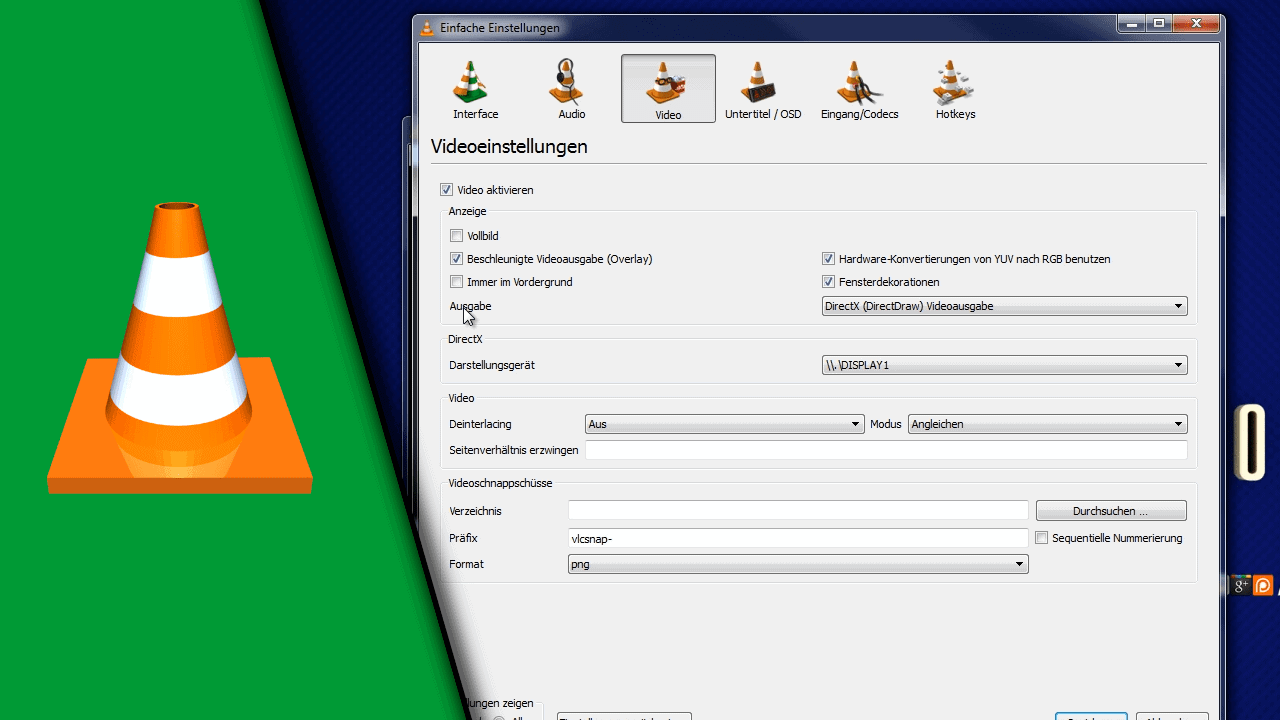 Video Hintergrund mit dem VLC Player | Tutorial - Technikshavo