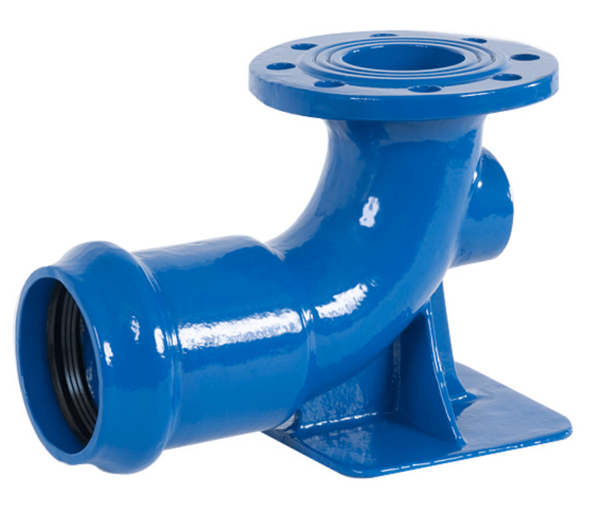 PVC/PE duckfoot bend, ENKS piece Technimex International BV