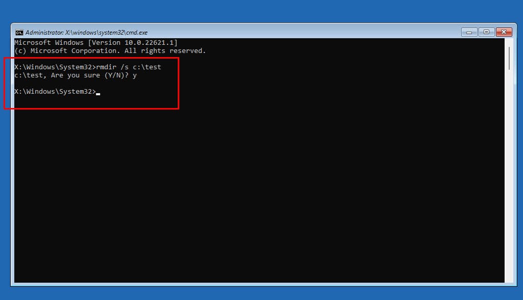Cannot Delete Folder The Directory Is Not Empty Technipages