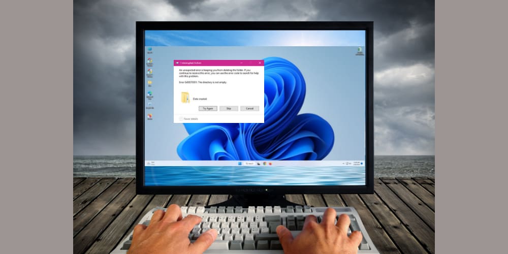 Cannot Delete Folder The Directory Is Not Empty Technipages