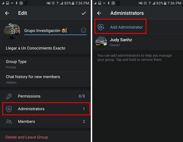 How to Transfer Ownership of a Telegram Group Technipages