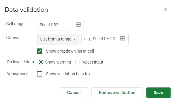 Google Sheets Make Dropdown List Technipages