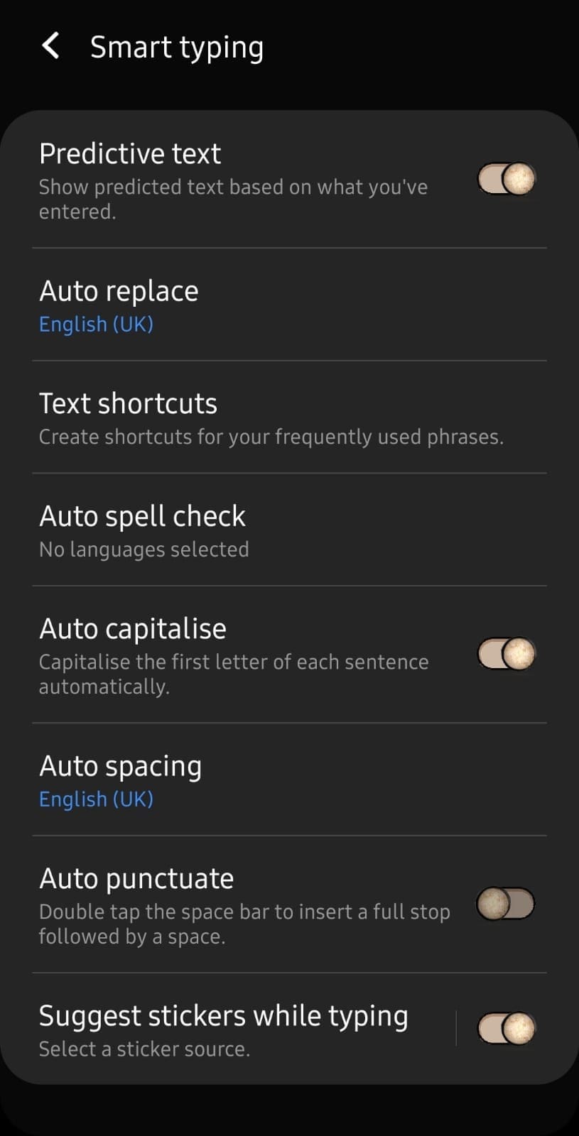 Samsung Galaxy S10 How to Configure an AutoReplacement Technipages