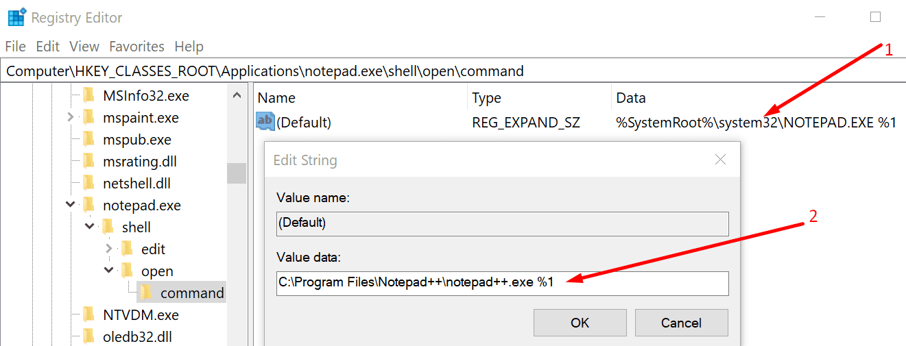 Fix Notepad++ Doesn't Show Up in Open With Technipages