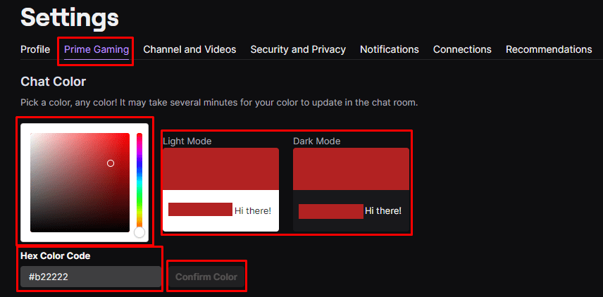 Twitch.tv How to Change Your Colour in Twitch Chat Technipages