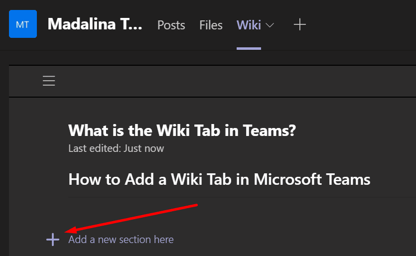 What Is the Wiki Tab in Microsoft Teams? Technipages