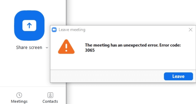 Troubleshooting Zoom Error 3065 Technipages