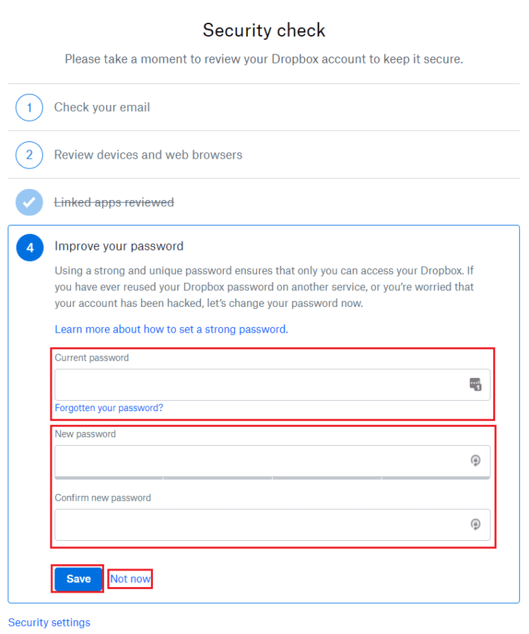 Dropbox How To Review Your Security Settings Technipages